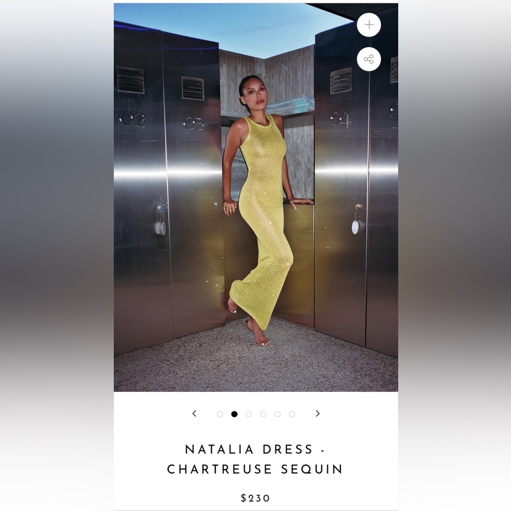 Mesh Sequin Maxi Dress